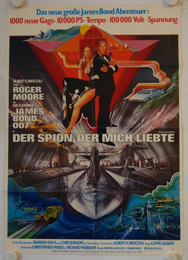 The Spy who loved me original release german movie poster